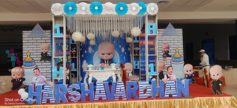 Boss Baby Fancy Theme Decor