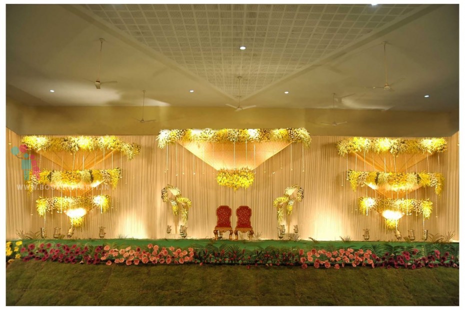 Drapes with Structures Hanging 