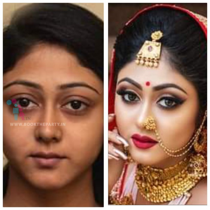 South Indian Engagement Make-up with MAC Products 