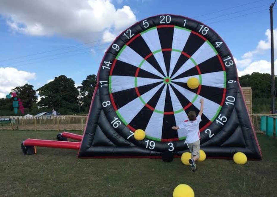 Inflatable Gun Shooting