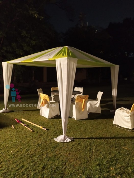 Gazebo Tent with Cloth Drapes 10x10 size 