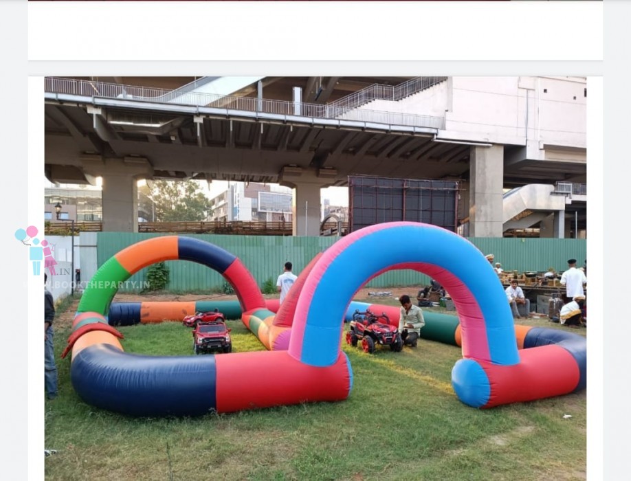 Inflatable 3 Car Racing 21*30 FT