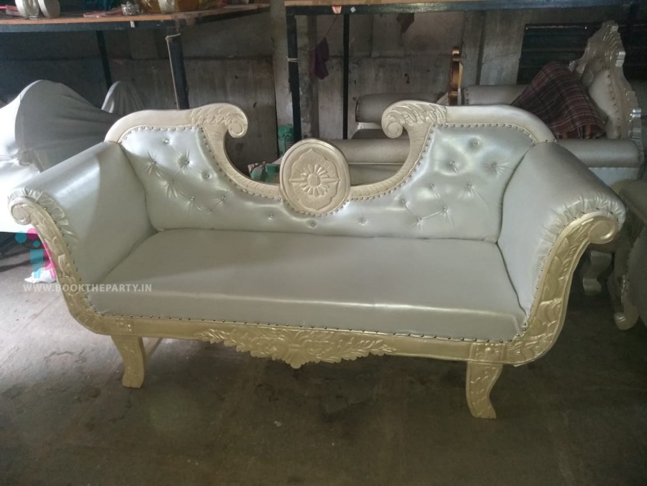 Off-white Sofa with a Unique Design