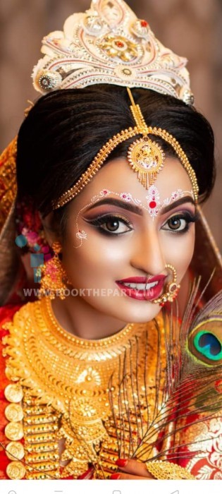 Latest Bengali Air Brush Make-up with IWATA Products