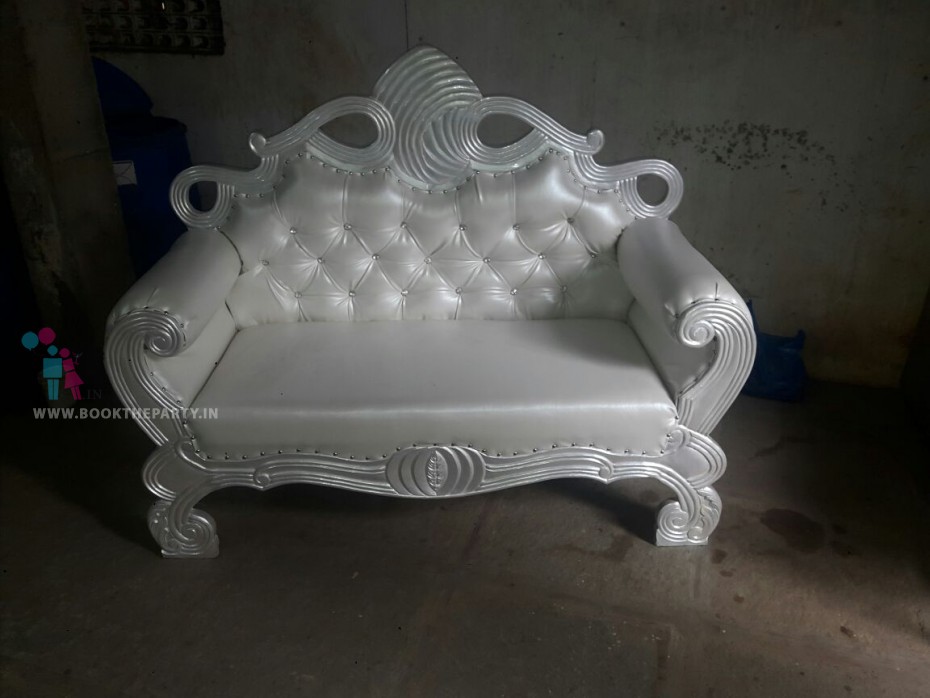 2 Seater Off-white Sofa 