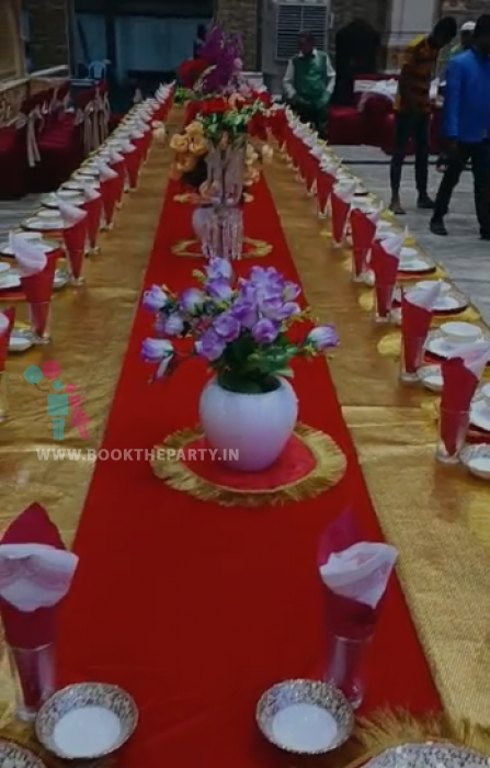 VIP DINING SETUP 100 plates