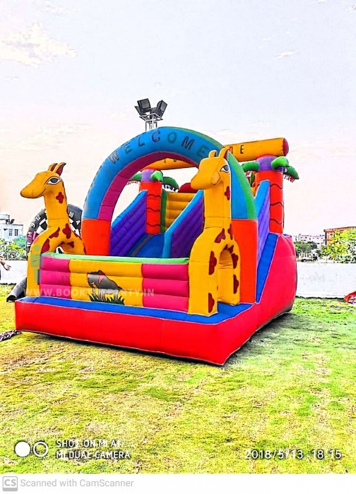 Giraffe Bouncy with Slider 12*18