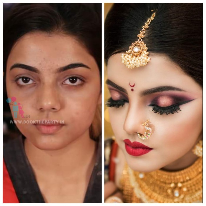 Latest Bengali Air Brush Make-up with IWATA Products