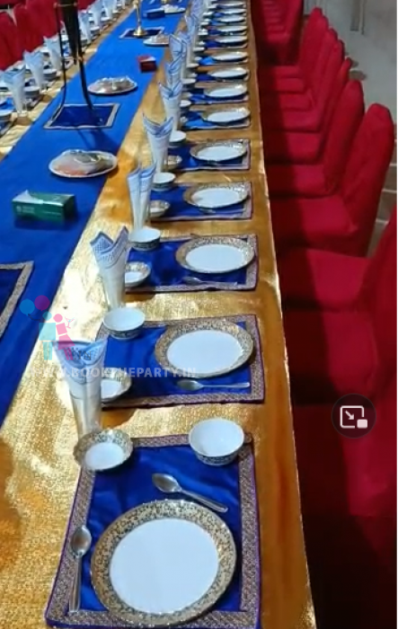 VIP DINING SETUP 100 plates