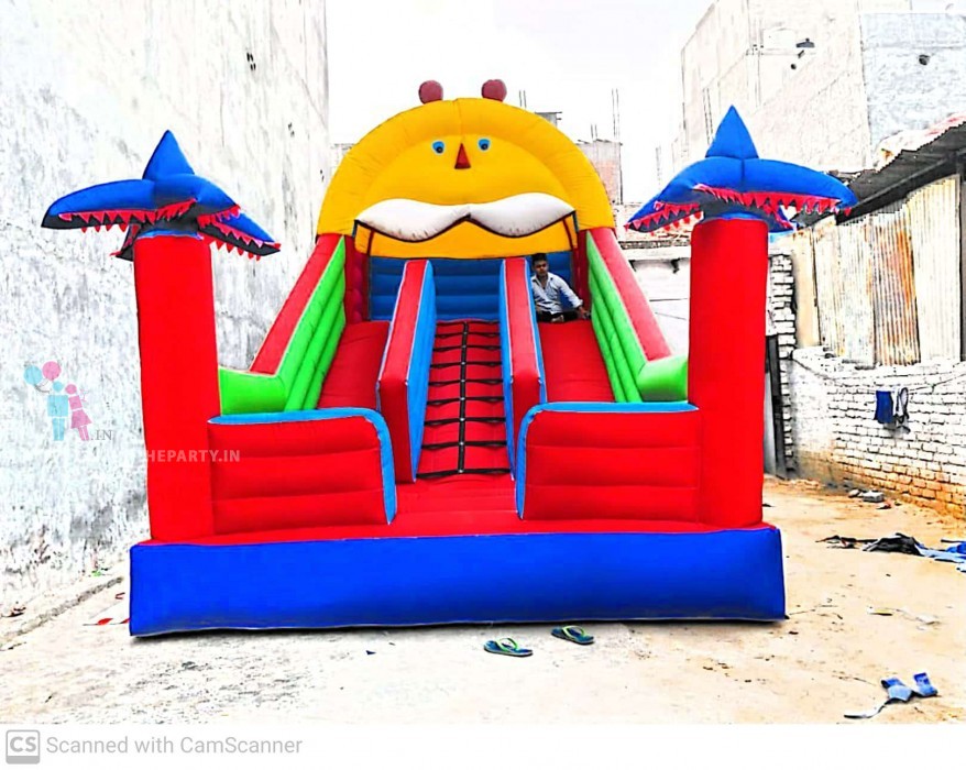 Red and Blue Bouncy with Slider