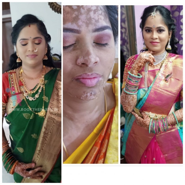 Air Brush South Indian Make-up with IWATA Products