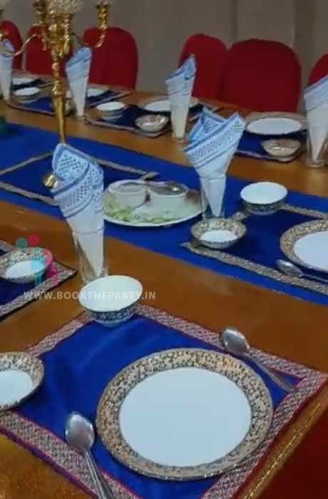 VIP DINING SETUP 100 plates