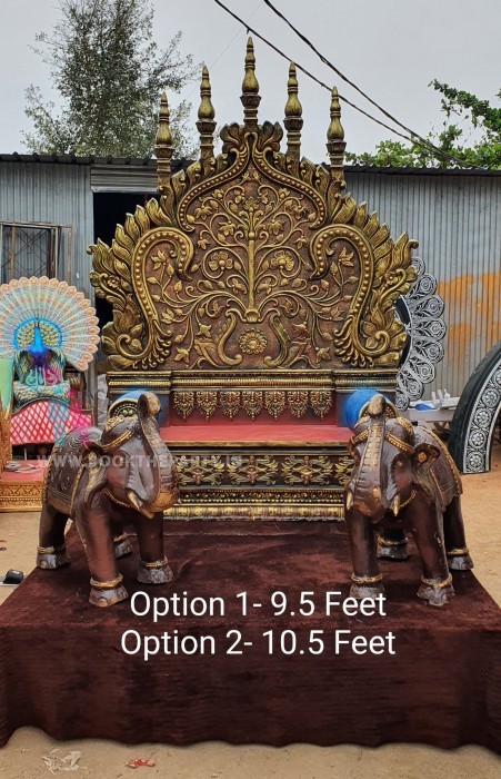 Royal Throne Couple Entry Concept operated with Remote 