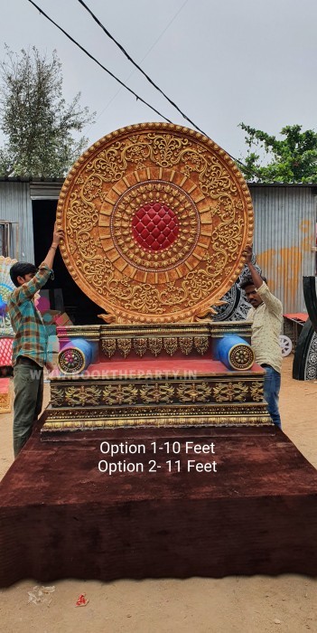 Royal Moon Throne Single or Couple Entry Concept operated with Remote