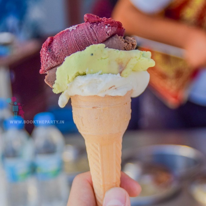 Turkish Ice cream Indian person 