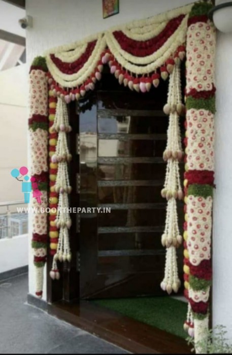 6 Feets Door Gajamala Garland With Door Decor 