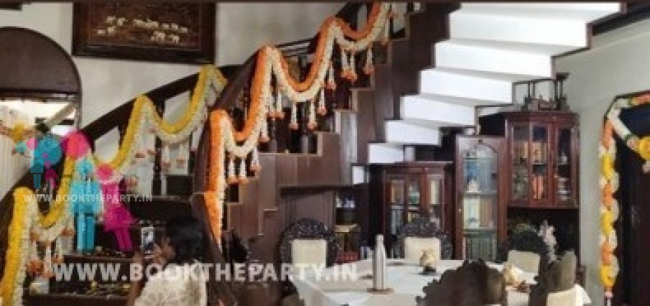 Stair case Decor 30 running feets With Lily and MariGold Garland 