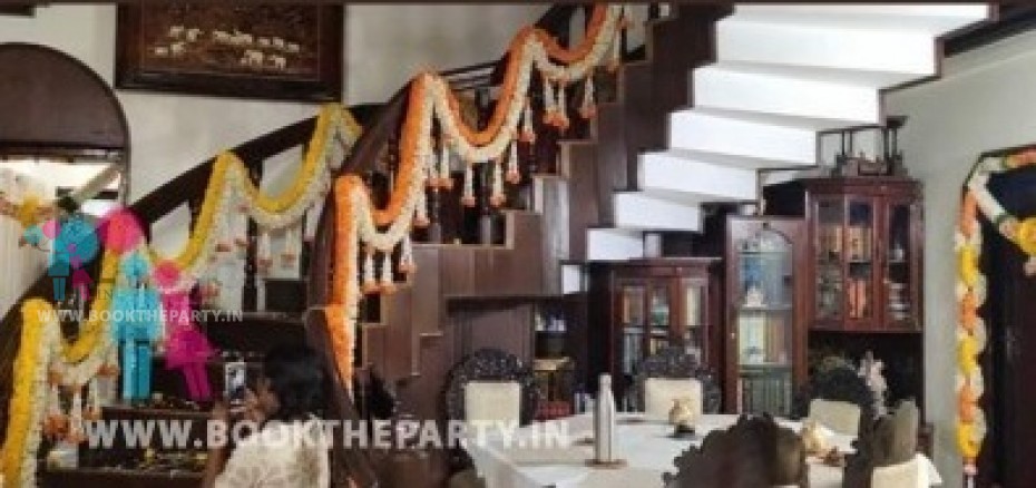 Stair case Decor 30 running feets With Lily and MariGold Garland