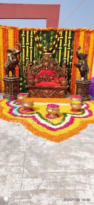 Elephant with Maharaja Chair 