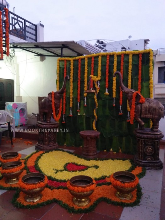 Elephant Mangalasnanam Set-up 