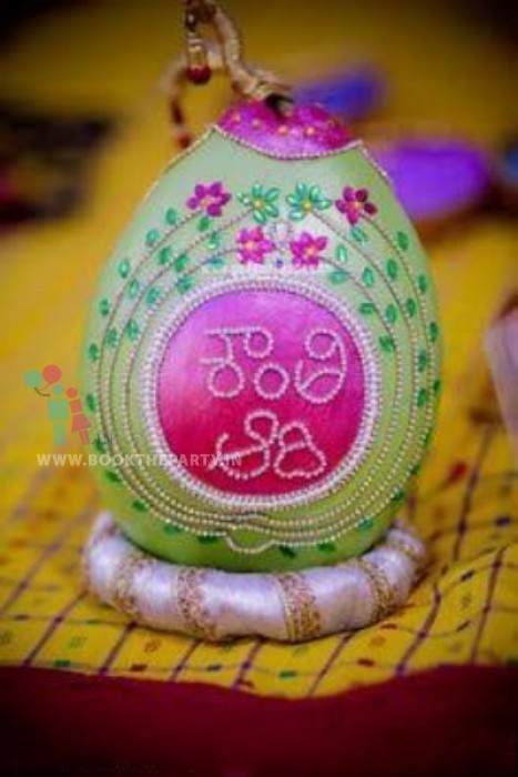 KB with Pink & Green Flowers Design