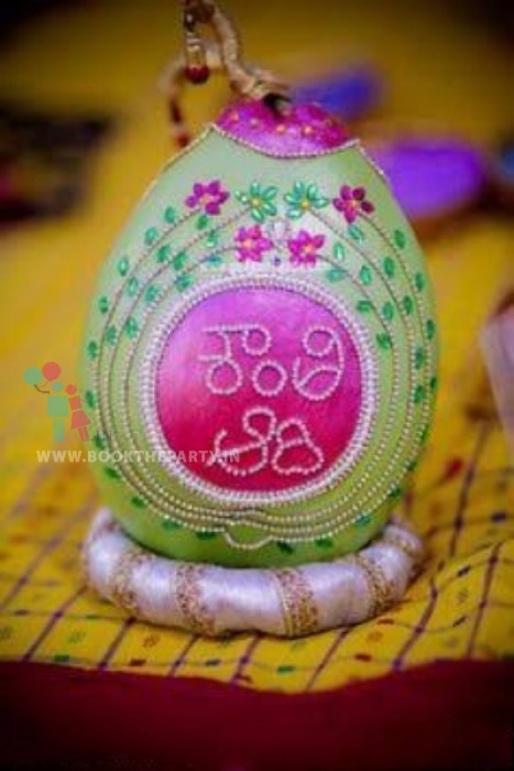 KB with Pink & Green Flowers Design