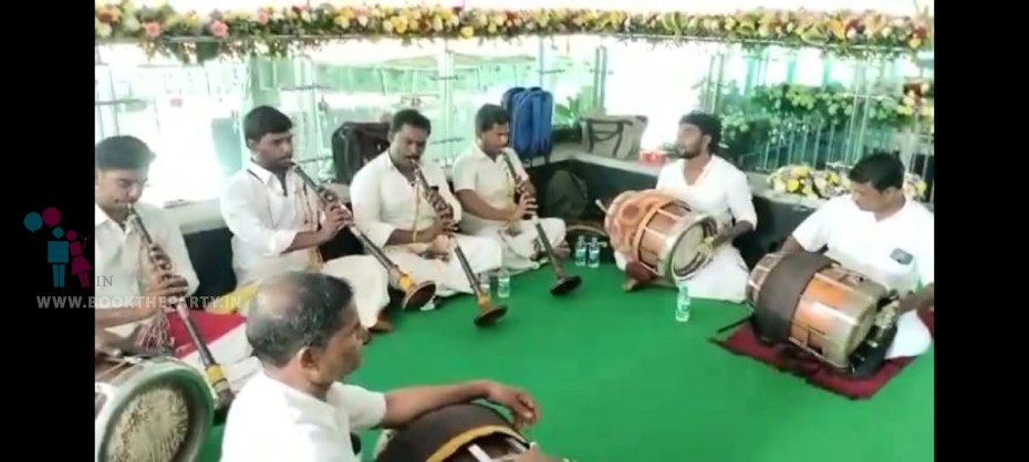 Nadaswaram Mangala Vadyam 4 members Specialitems BookTheParty.in